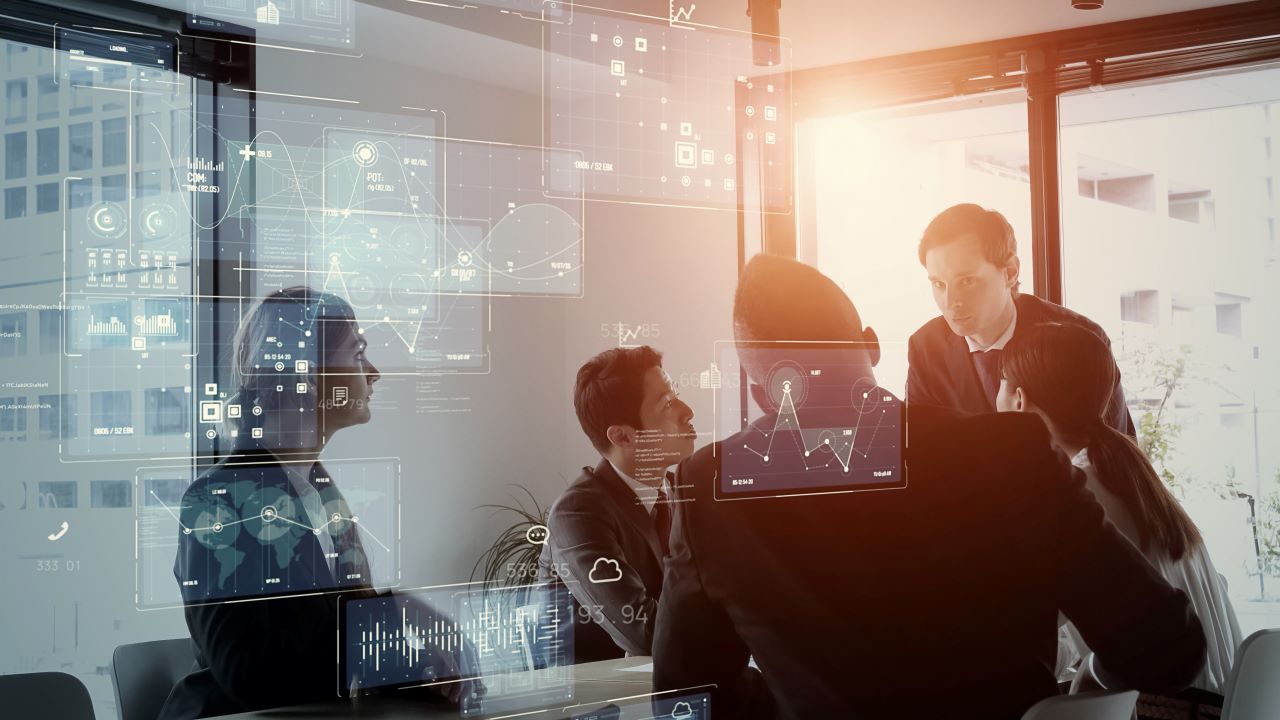 A cybersecurity marketing strategy team discusses tactics to implement a successful plan for their business.