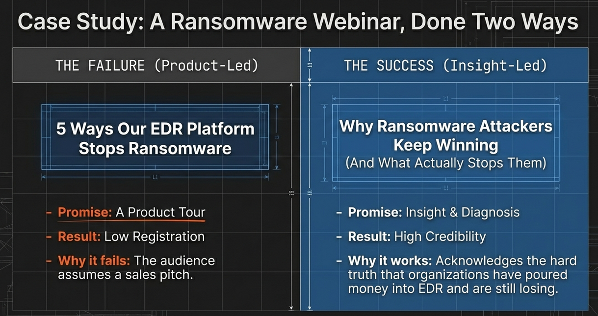 A case study of what makes a cybersecurity webinar successful